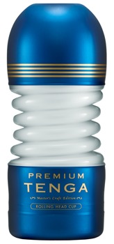Masturbator Premium Rolling Head Cup med bevegelig tupp til stimulering av glans, samt sugeeffekt
